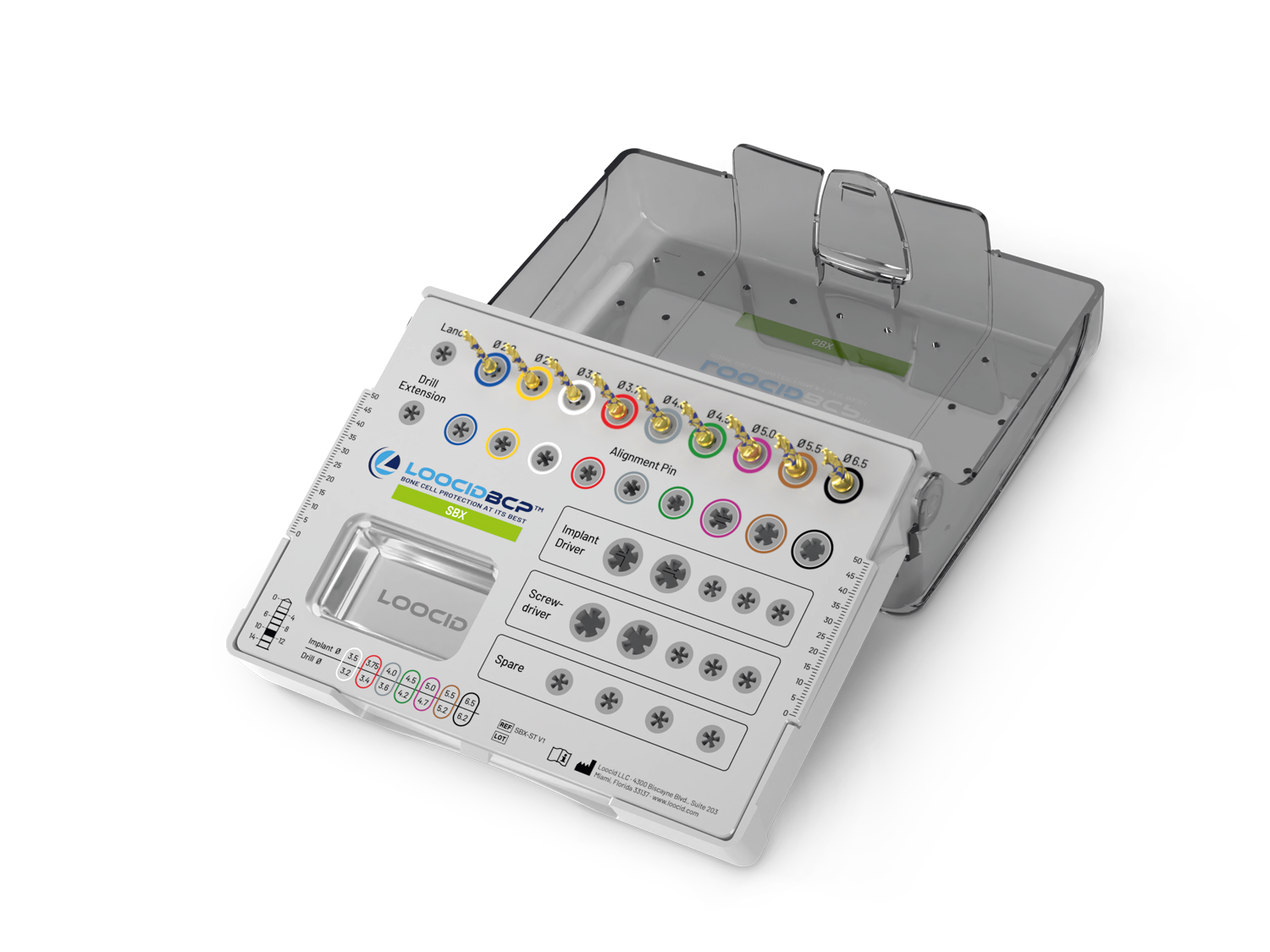 Mini Bcp Table Loocid BCP™ SBX Mini Set w/Surgical Tray